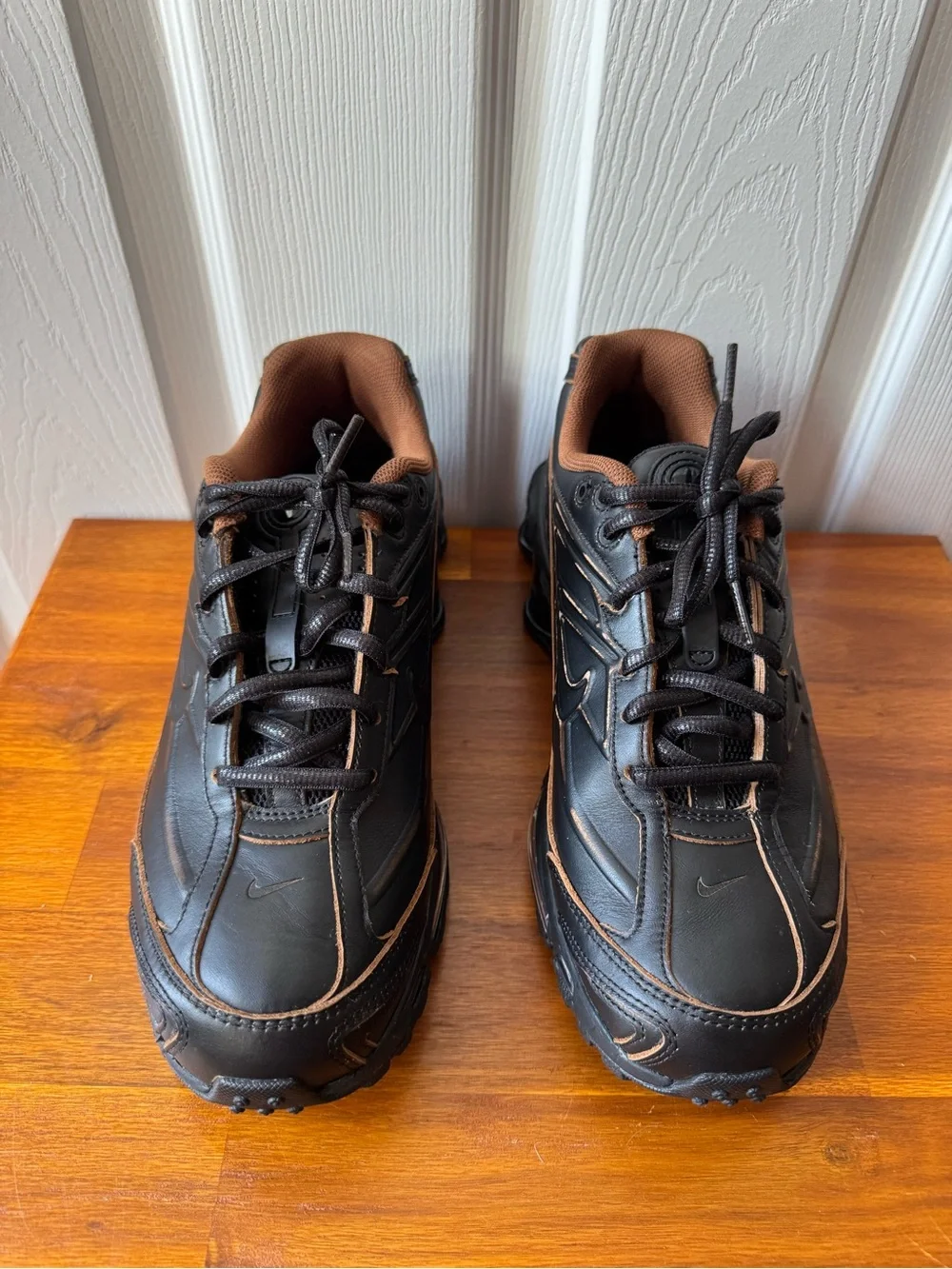 Nike Shox Ride 2 Premium Sneakers coated in brown